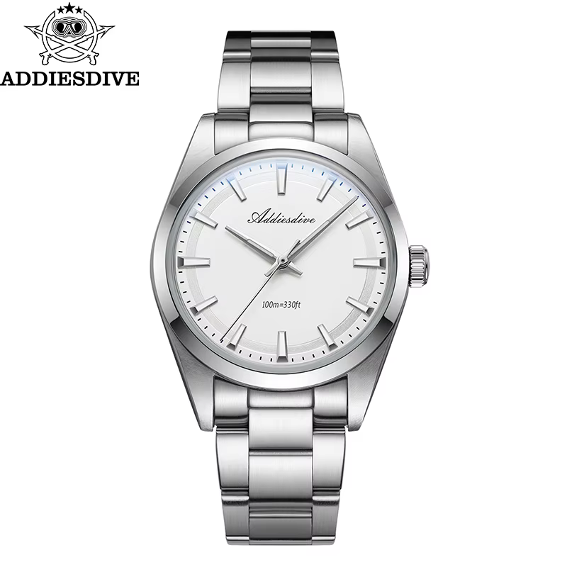 ADDIESDIVE Luxury Men's Steel Watch BGW9 Luminous 100ATM
