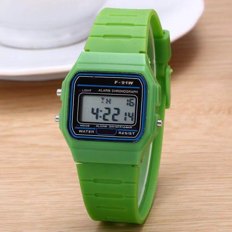 Sport LED Digital Watch Men Small Square Silicone Band product image