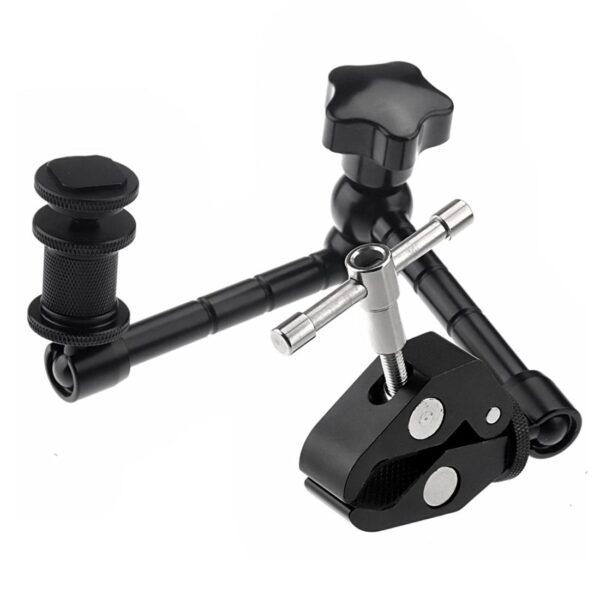 11 inch Adjustable Magic Arm with Large Claw Clips for DSLR