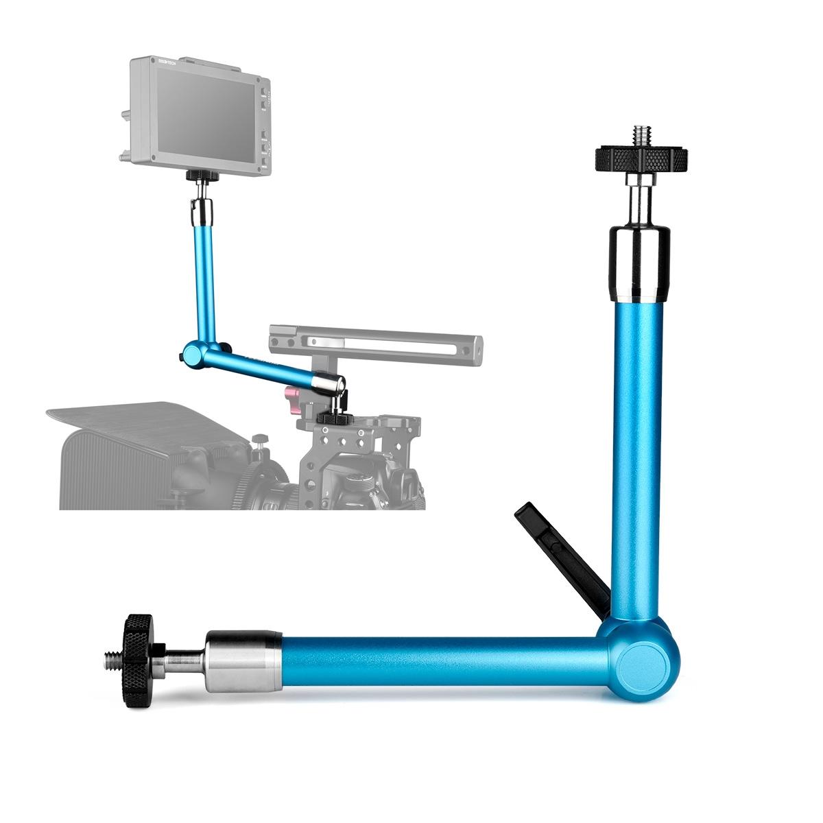 YELANGU 11 inch Adjustable Friction Articulating Magic Arm Blue