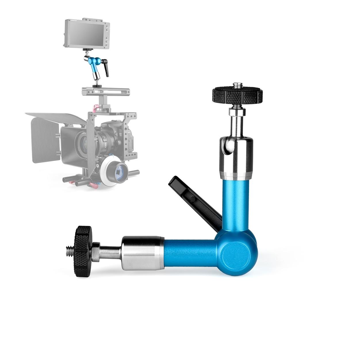 YELANGU 7 inch Adjustable Friction Articulating Magic Arm Blue