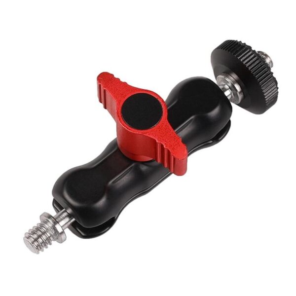 H032 Aluminum Magic Arm Bracket with Dual Ball Head