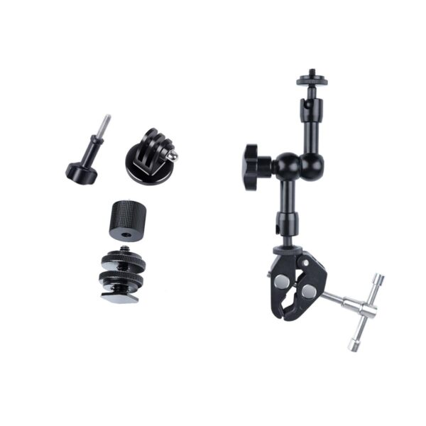 7-Inch Adjustable Articulating Magic Arm with Large Claws
