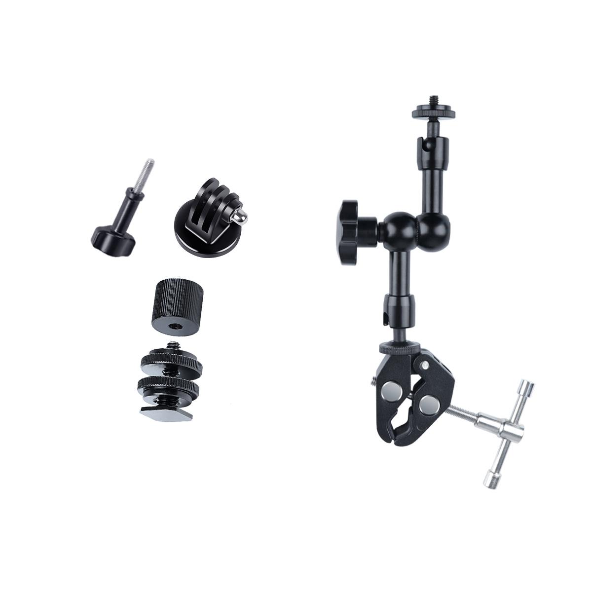 7-Inch Adjustable Articulating Magic Arm with Large Claws