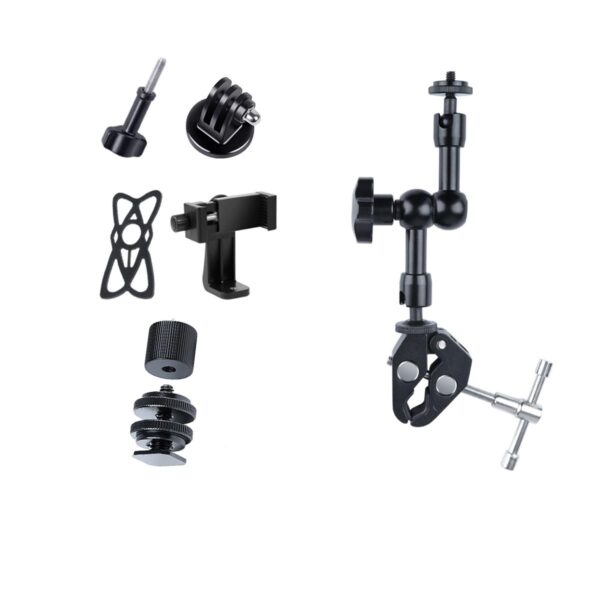7 inch Adjustable Articulating Magic Arm with Clamps