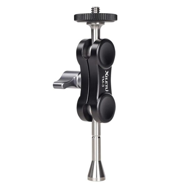 XILETU TM-3 Magic Arm Dual Ballhead Camera & Monitor Mount