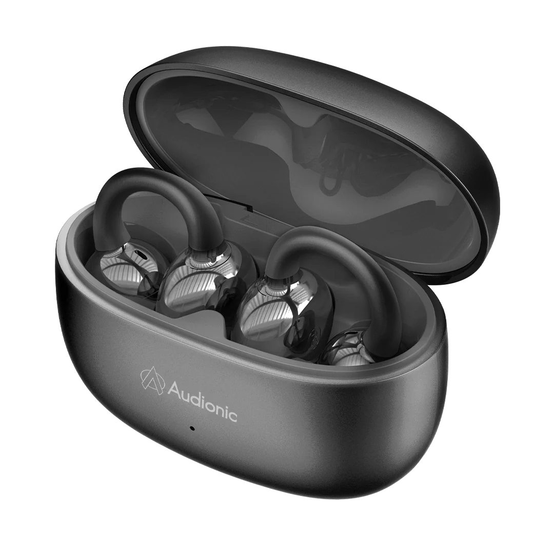 Audionic Aircuffs Open-Ear Wireless Earbuds with 50H Playtime