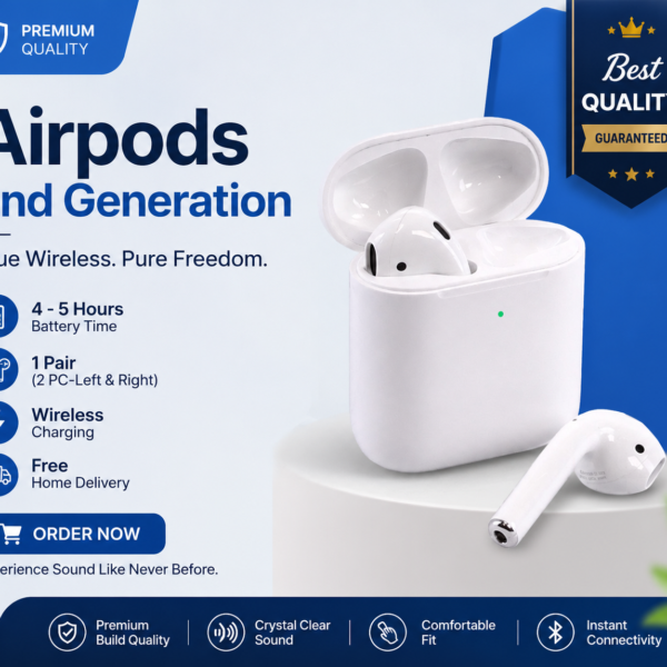 2nd Gen TWS Wireless Earbuds with Bluetooth 5.3 and Touch Control