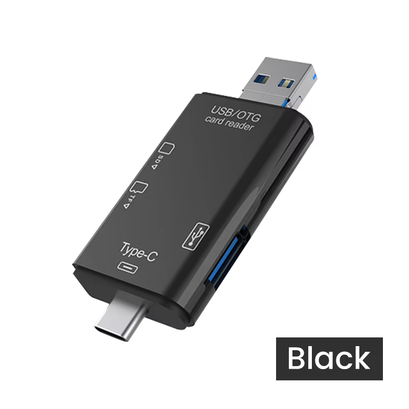 6 in 1 USB3.0 Card Reader Universal OTG Adapter