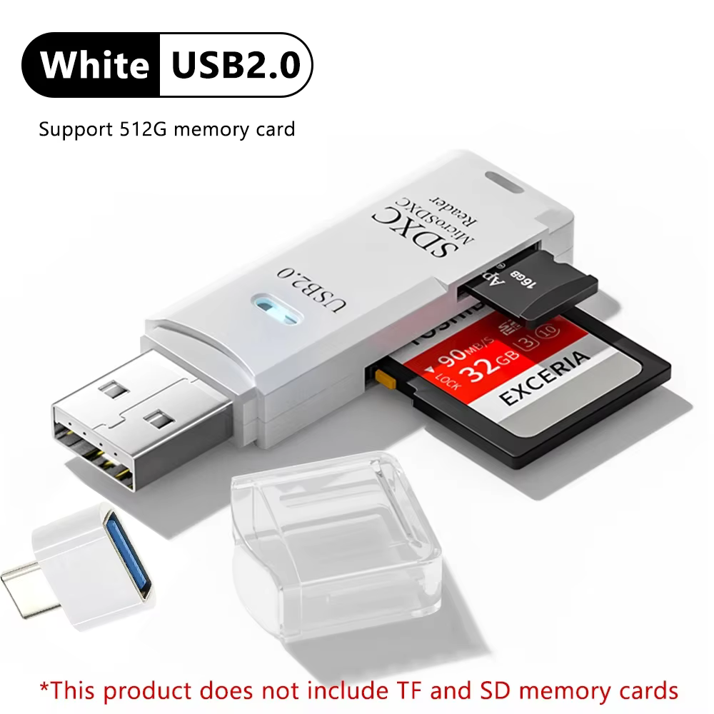 Tutew Multi-Functional USB 3.0/2.0 TF+SD Card Reader