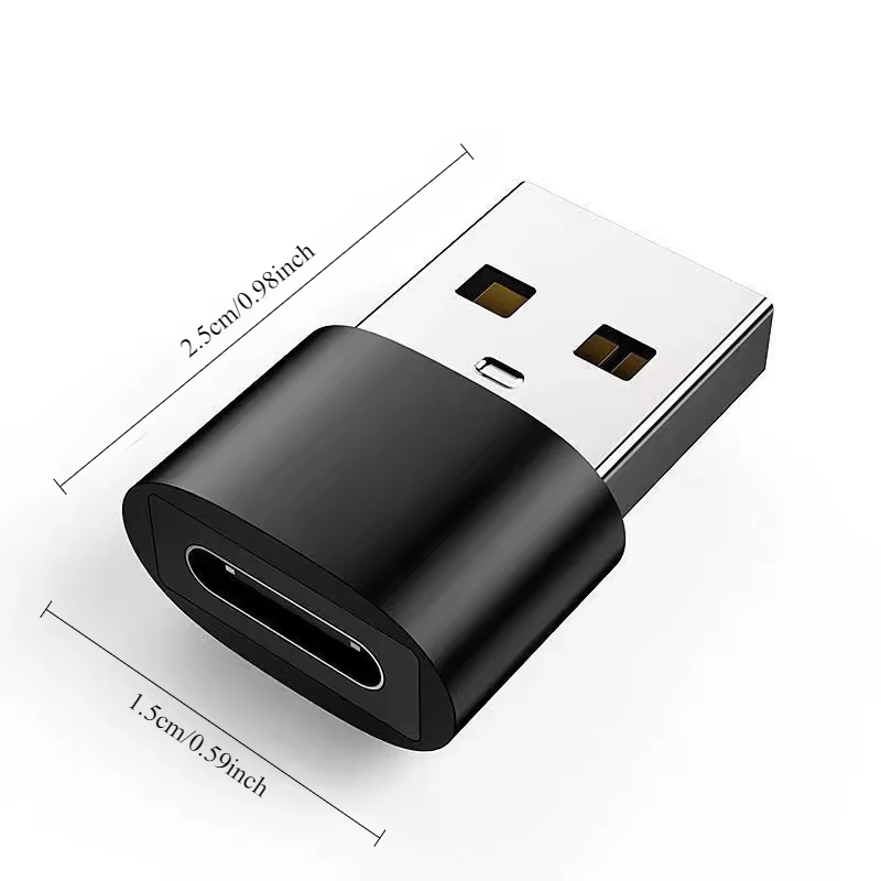 Type-C OTG TF Card Reader with USB-A Converter and LED