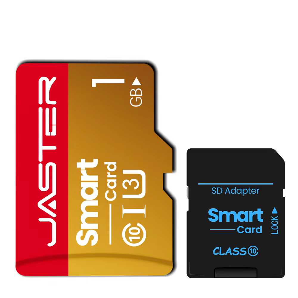 JASTER High-Speed Smart TF/SD Memory Cards with Adapter