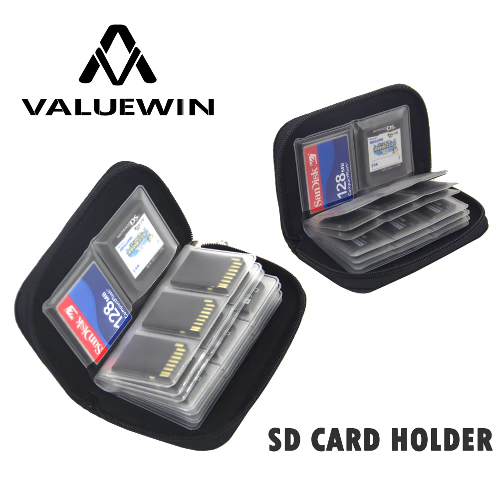 Memory Card Storage Case Wallet 22 Slots for SD/CF Cards