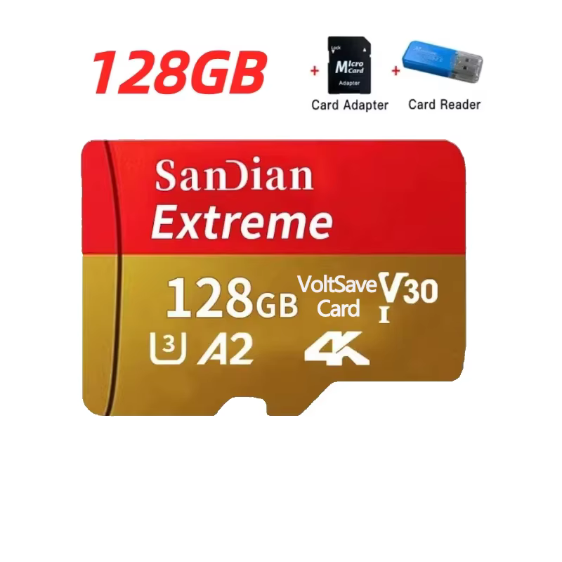 DUTRIEUX High-Speed Class 10 Micro SD Cards with USB Adapter