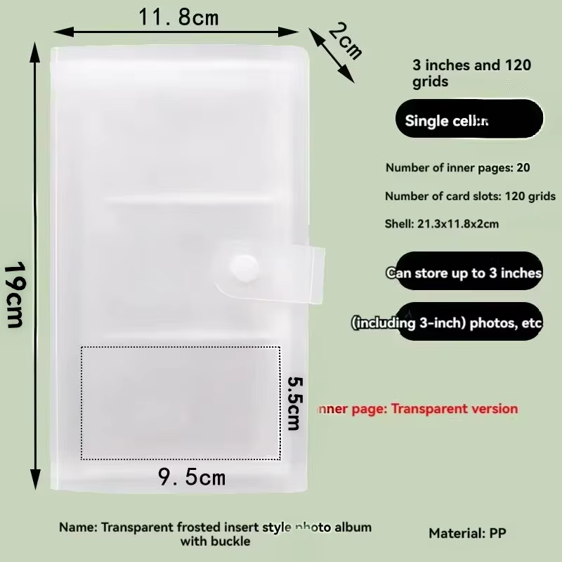 Polaroid Photo Album 120 or 240 Slot Storage