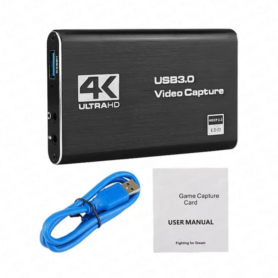 4K USB 3.0 Video Capture Card for HD Recording