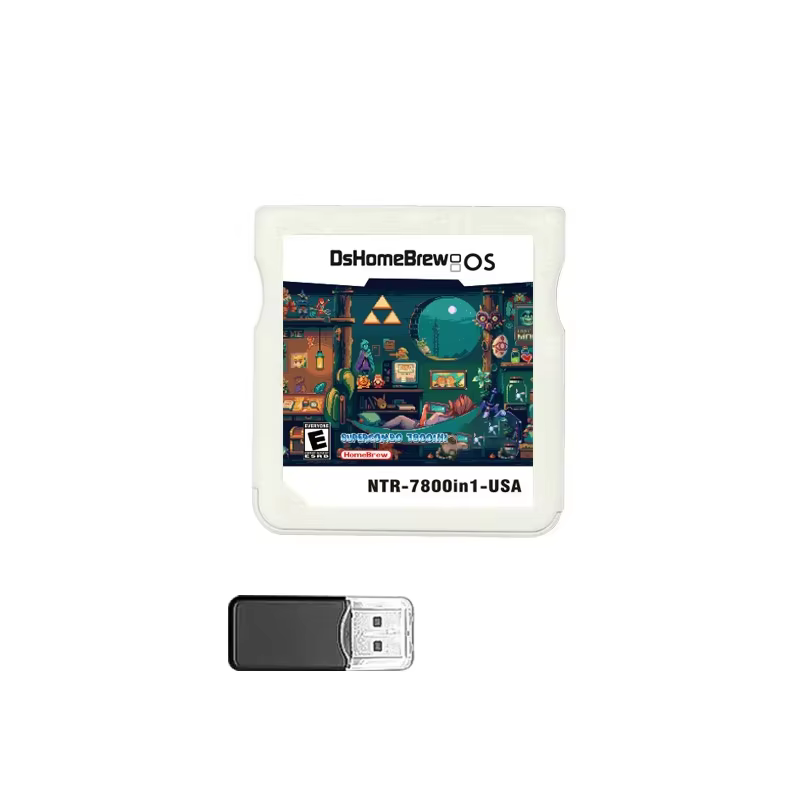 DS 7800 in 1 Game Card with 64GB TF Memory for Nintendo DS