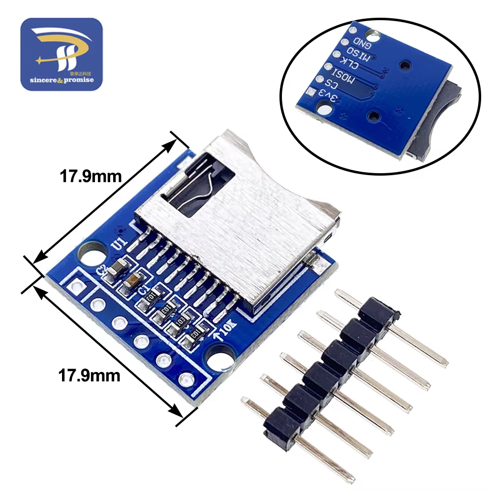 Micro SD Card Reader Module with Level Converter SPI Interface