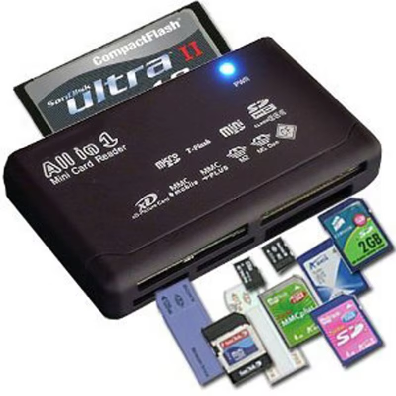 21-in-1 USB 2.0 Multi Card Reader with LED Indicator