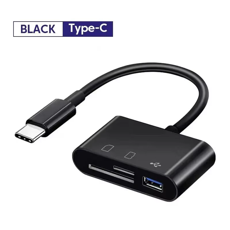 5-in-1 USB 3.0 & Type-C Card Reader Adapter for iPhone and Android