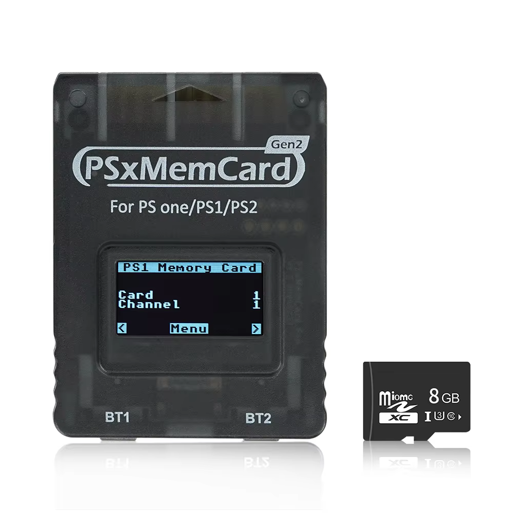 Bitfunx PSxMemCard Gen2 for PS1 & PS2 Game Saves