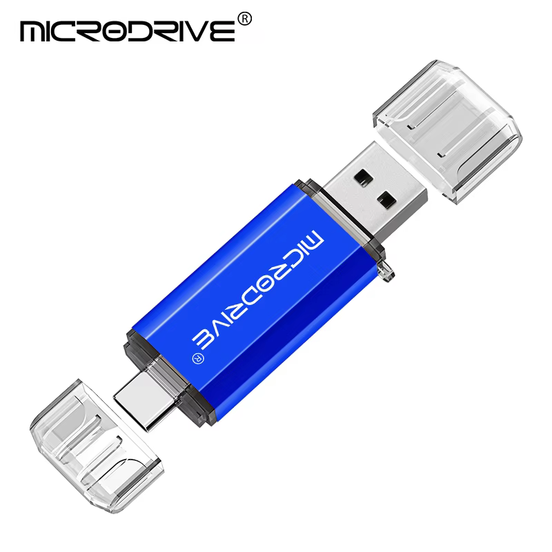Type C OTG USB 2.0 Flash Drive 4-128GB Metal Cover
