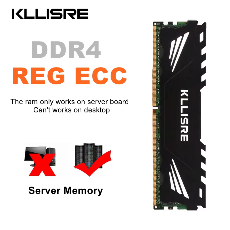 Used DDR4 ECC Registered Server Memory 8GB-64GB 2133-2400MHz