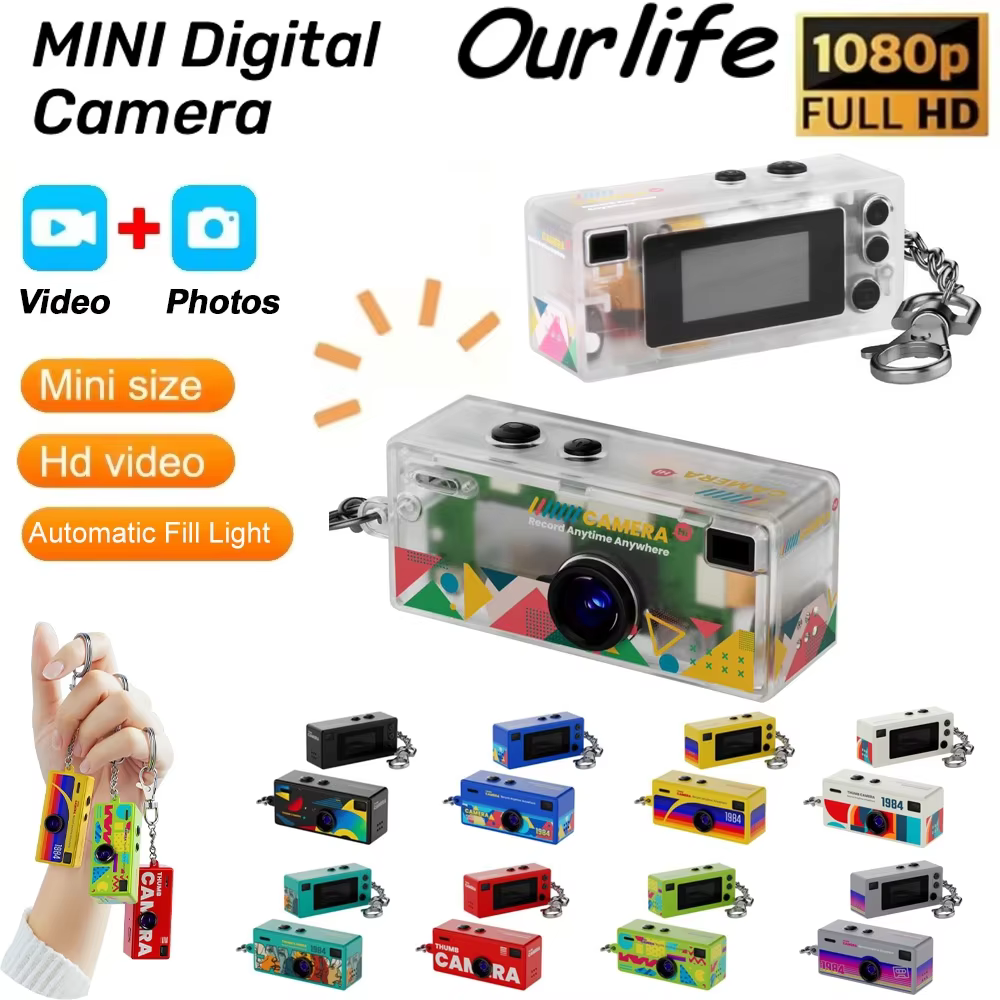 Ourlife Thumb Mini Keychain Camera 1080P HD Recorder