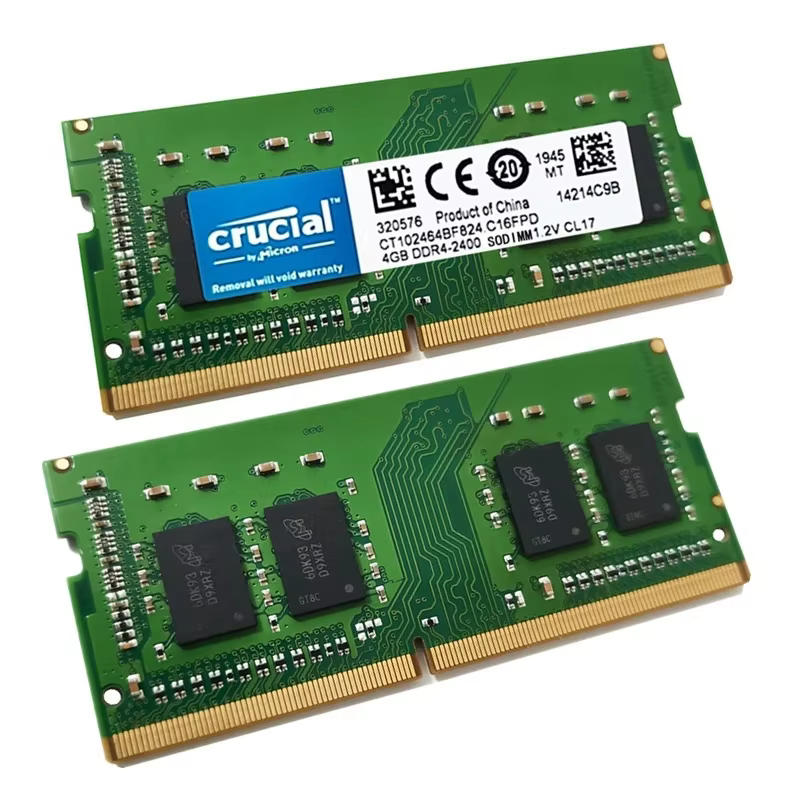 Crucial DDR4 Laptop RAM 4GB-32GB 2133-3200MHz 260pin Sodimm