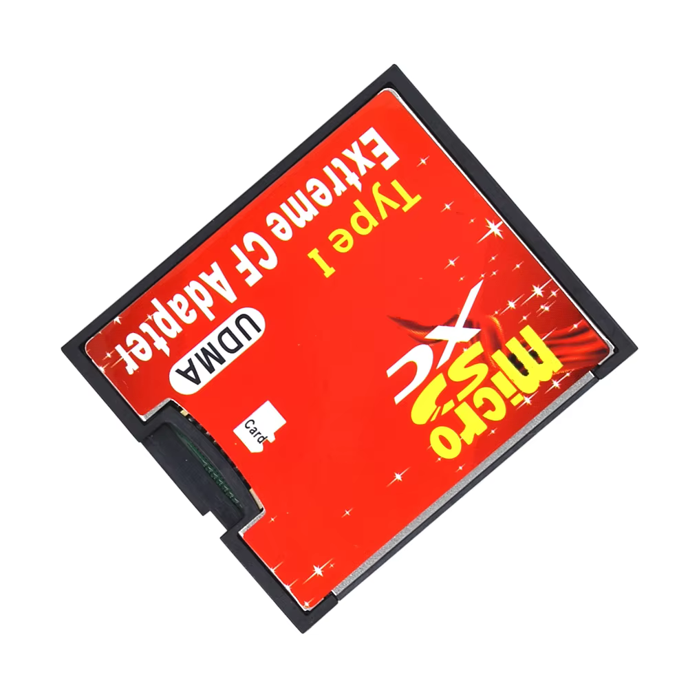 TISHRIC Micro SD to Compact Flash Card Adapter Converter