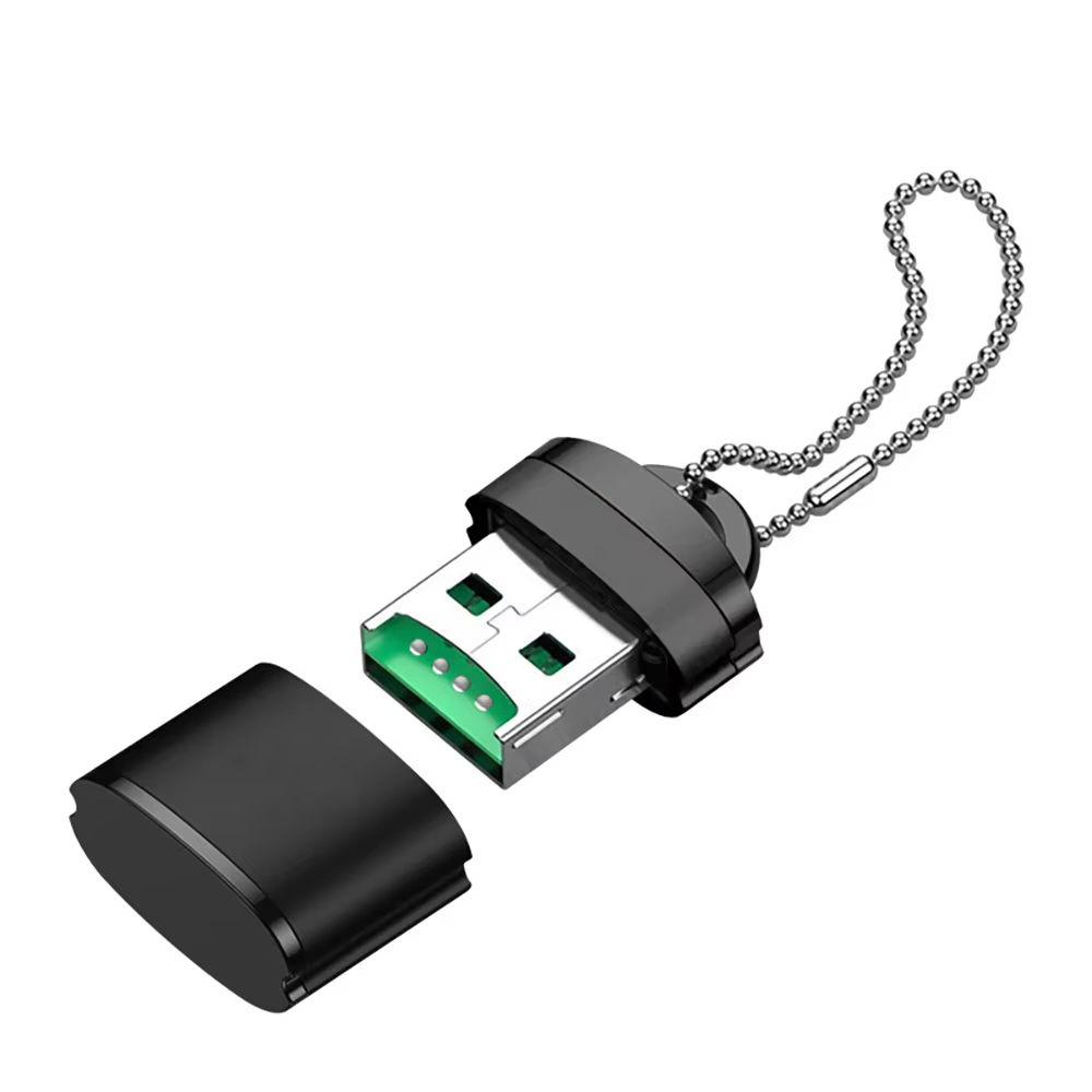 USB 2.0 Micro SD/TF Card Reader with USB A Connector
