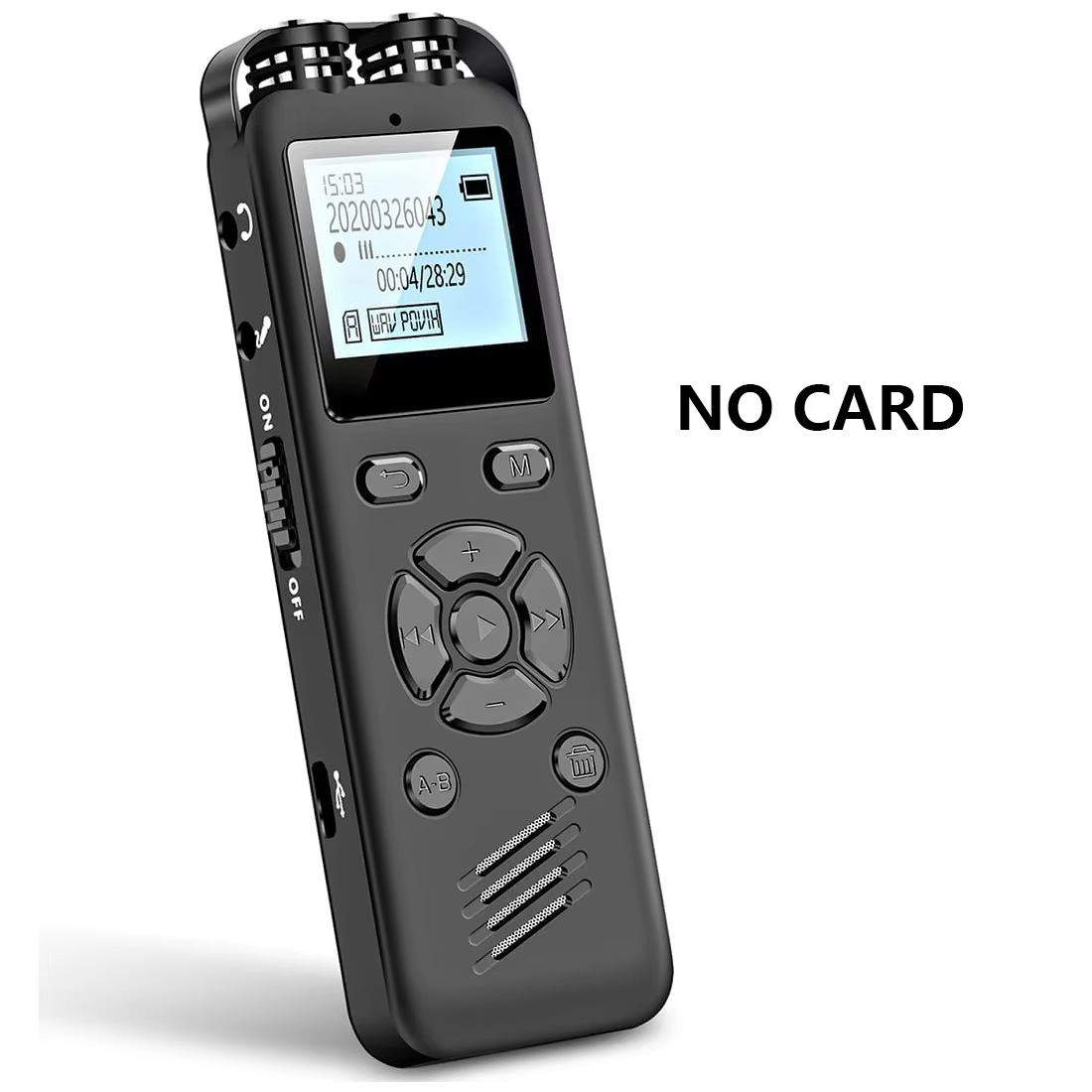 Digital Voice Recorder 64GB with Voice Activation Playback