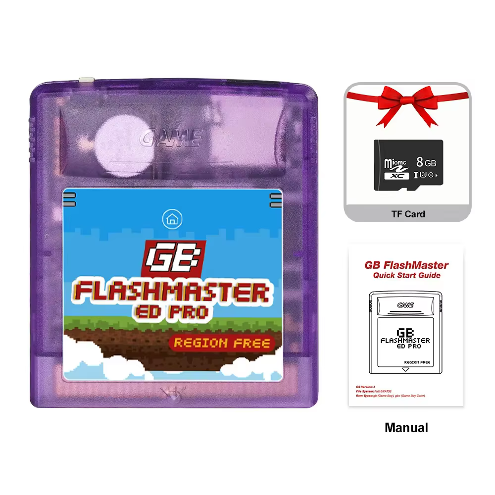 2500-in-1 V4 GB Pro Flashmaster Cartridge for Gameboy Consoles
