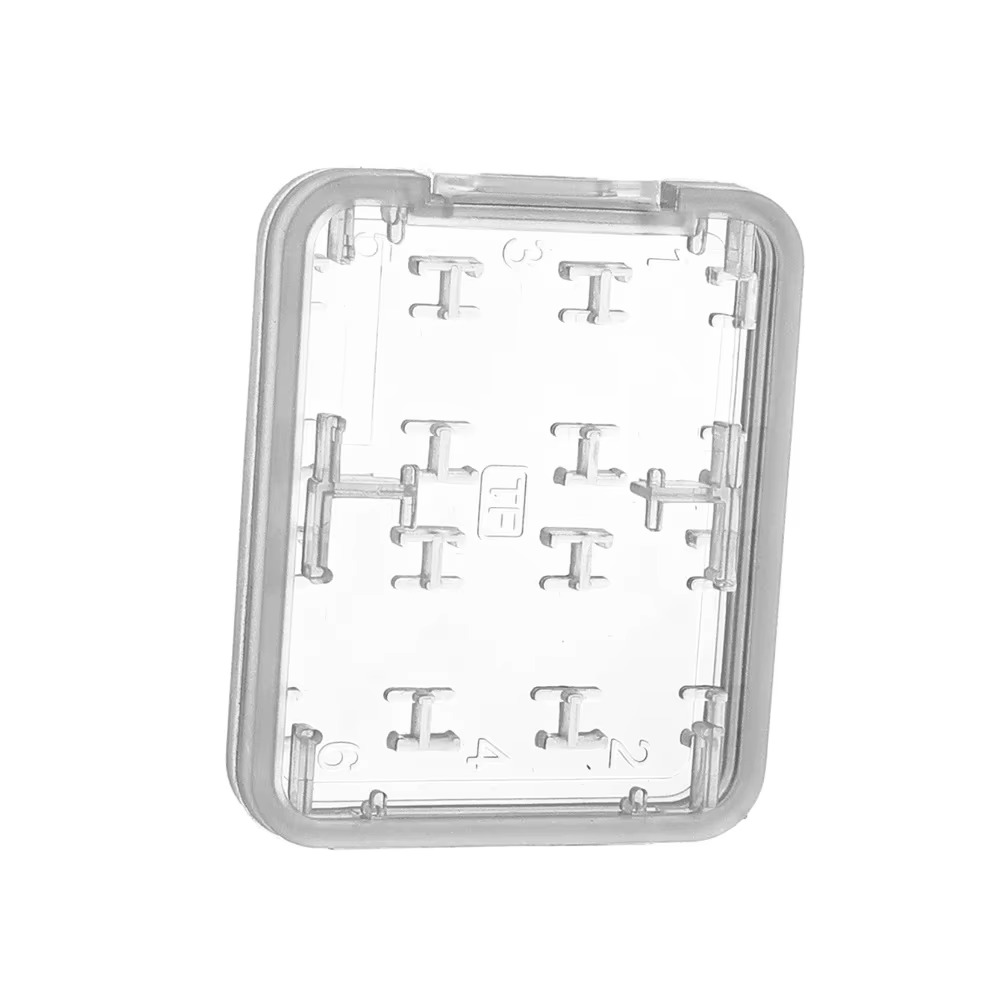 8-in-1 Transparent Memory Card Storage Case