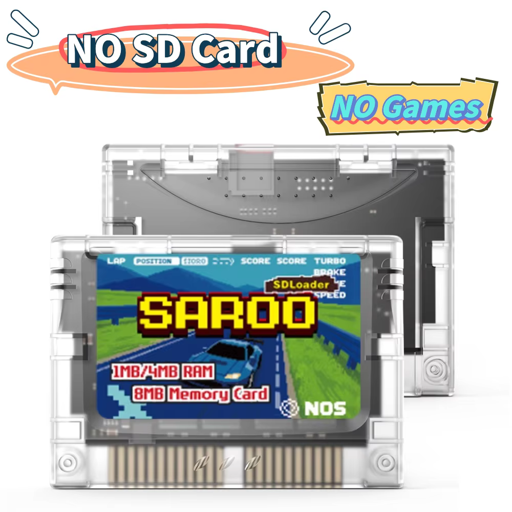 SAROO Optical Drive Emulator for Sega Saturn w/ RAM & Memory