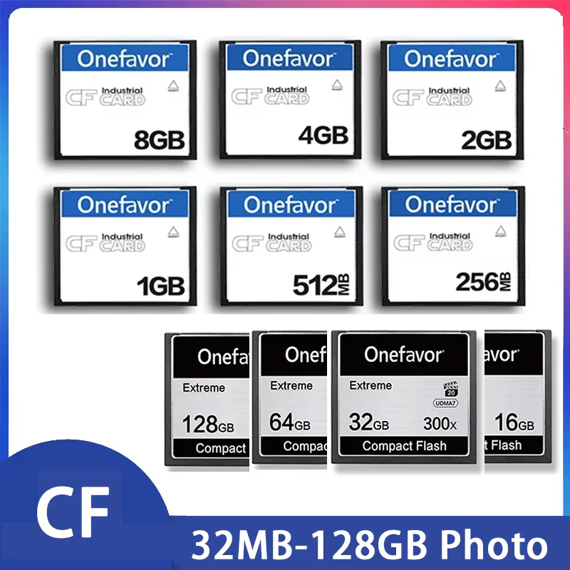 High-Speed Compact Flash Card 32GB to 128GB for Cameras