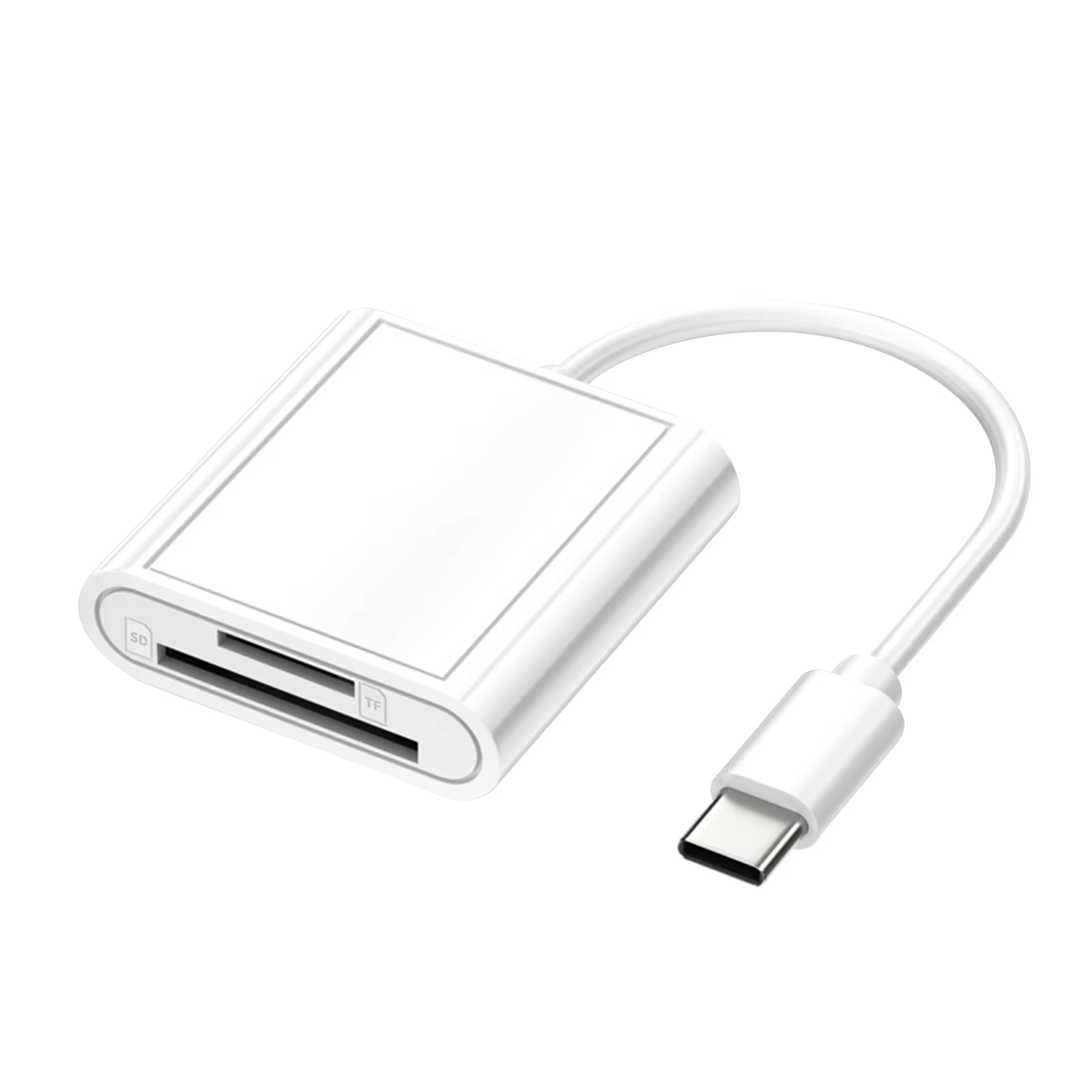 2 in 1 OTG Type-C SD and TF Card Reader Adapter