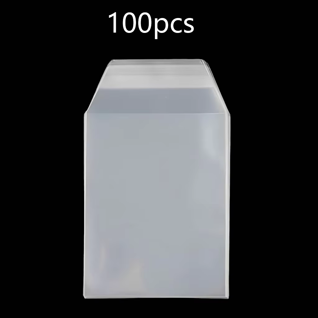 100PCS Clear Magnetic Card Holder Sleeves 103x80mm