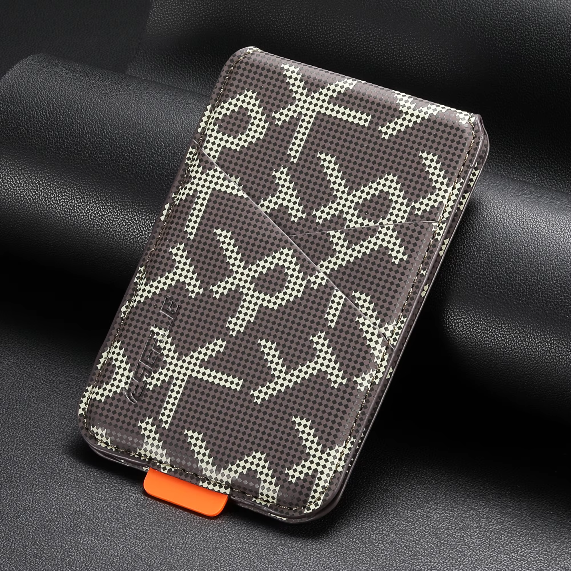 Luxury Magnetic Card Holder Wallet for iPhone & Samsung