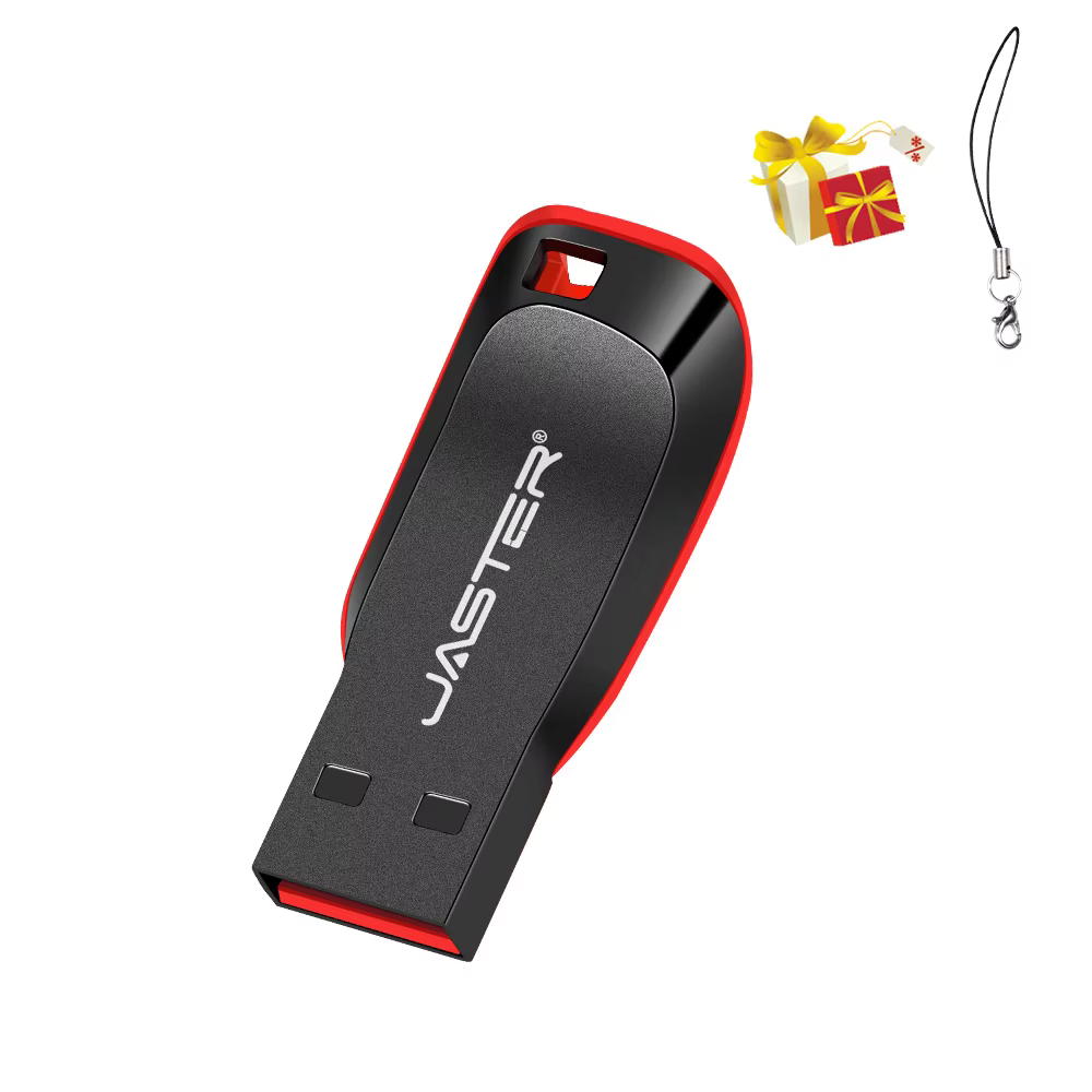 Mini USB Flash Drive 128GB Portable Pen Drive with Free Chain