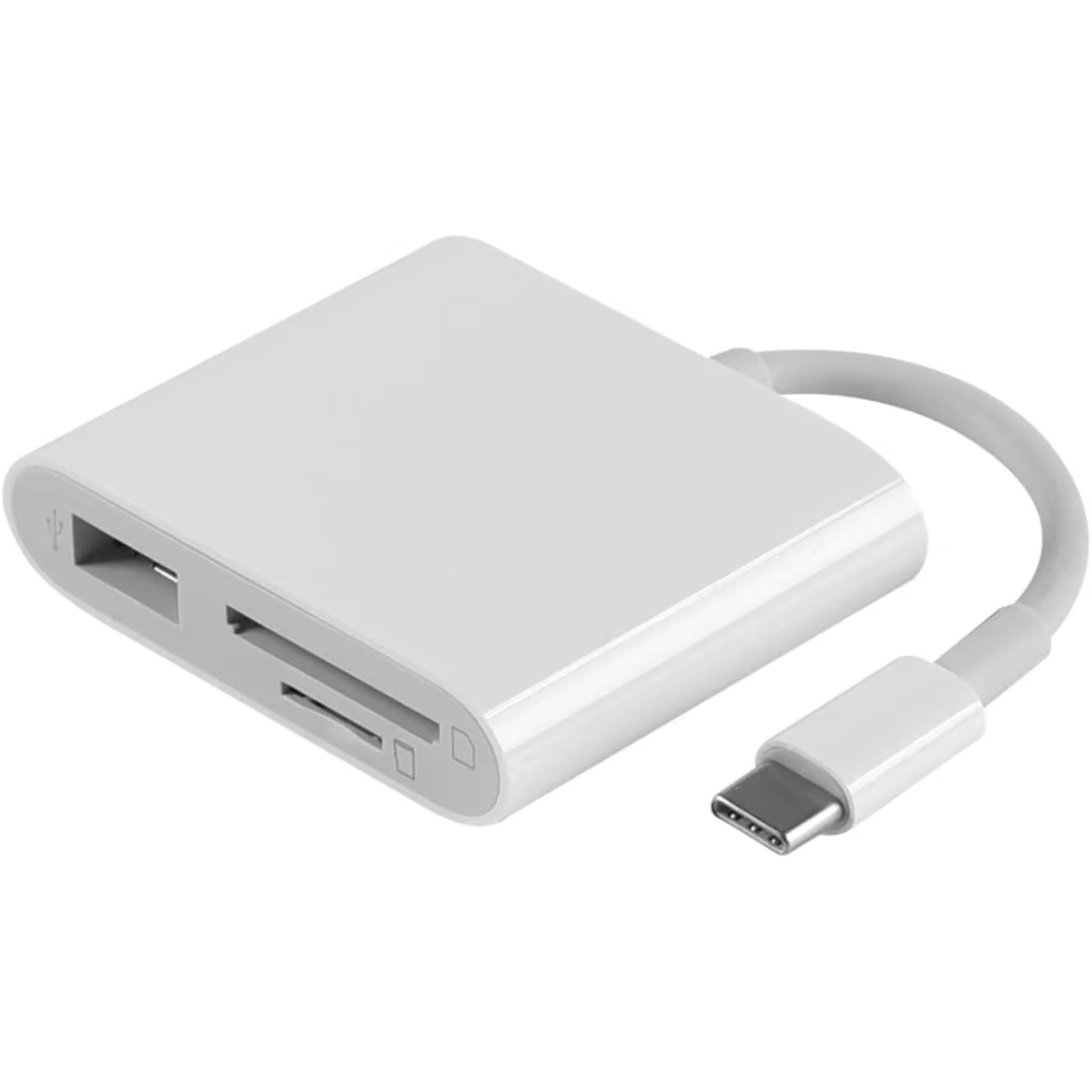 Type-C to SD TF Card Reader Adapter OTG for USB-C Devices