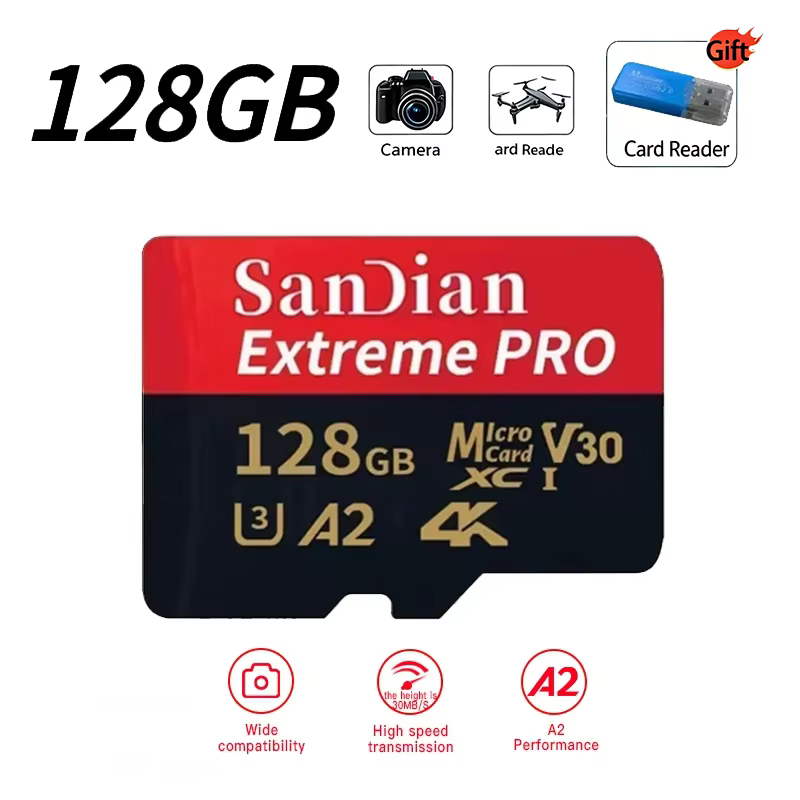 AEVYVKV Class 10 Micro SD Cards 128GB to 2TB Storage