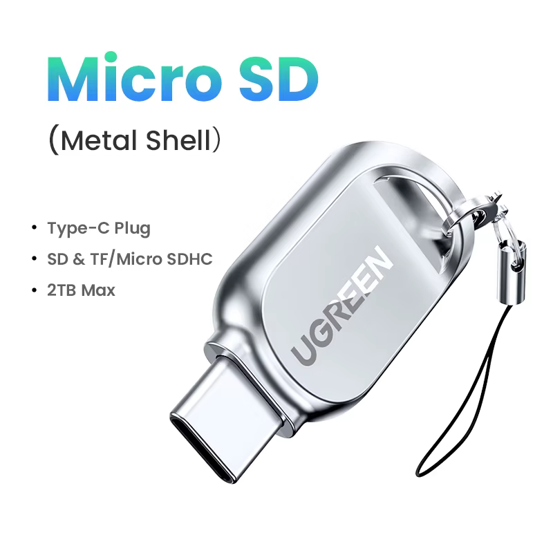 UGREEN USB-C Micro SD Card Reader OTG Adapter USB3.0