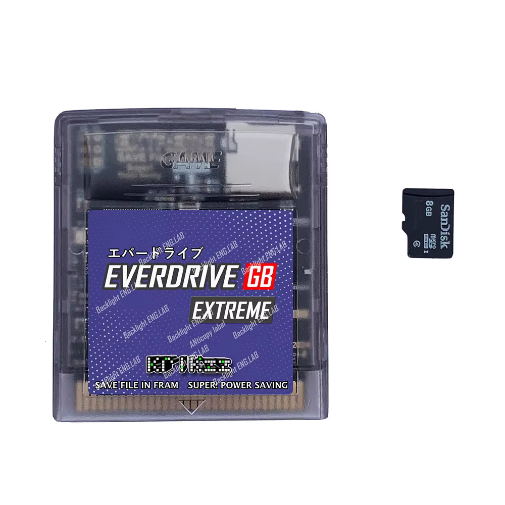 EVERDRIVE GB EXTREME 2nd Gen Low-Power Memory Chip for GBGBC