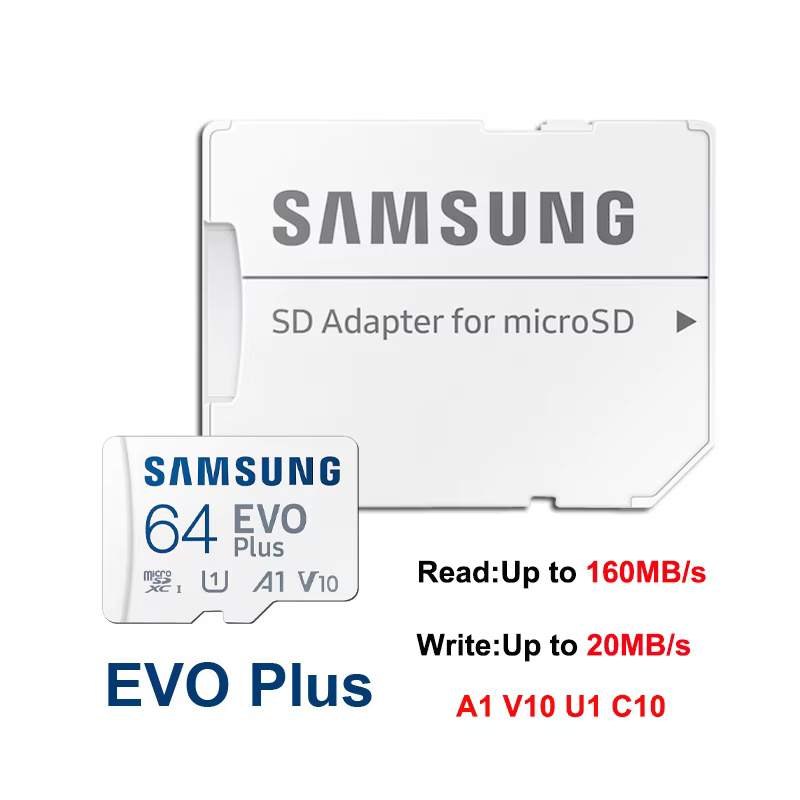 Samsung EVO Plus PRO Plus Micro SD 64GB-512GB V30 A2 U3