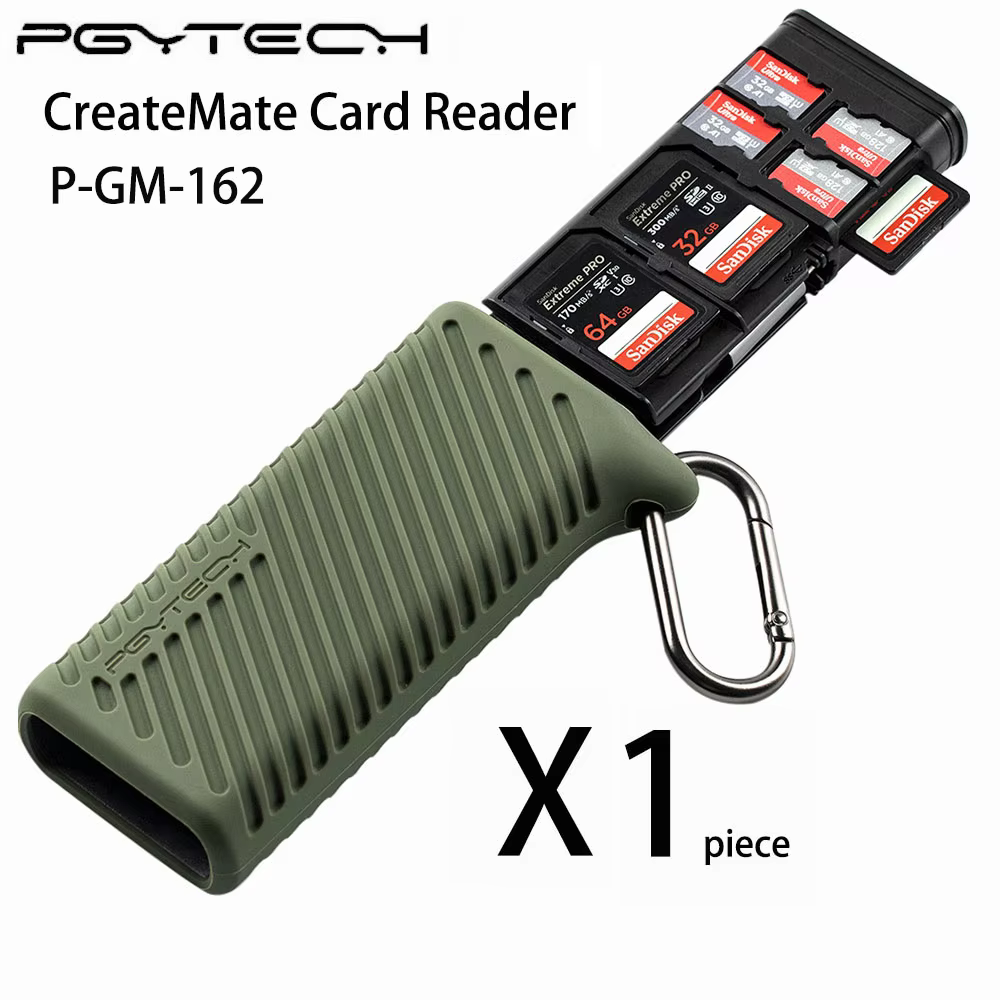 PGYTECH CreateMate USB 3.1 Dual-Slot Memory Card Reader