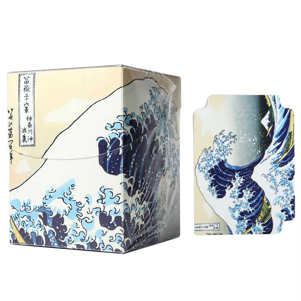 Plastic Trading Card Box for 100+ Double-Sleeved Cards with Divider