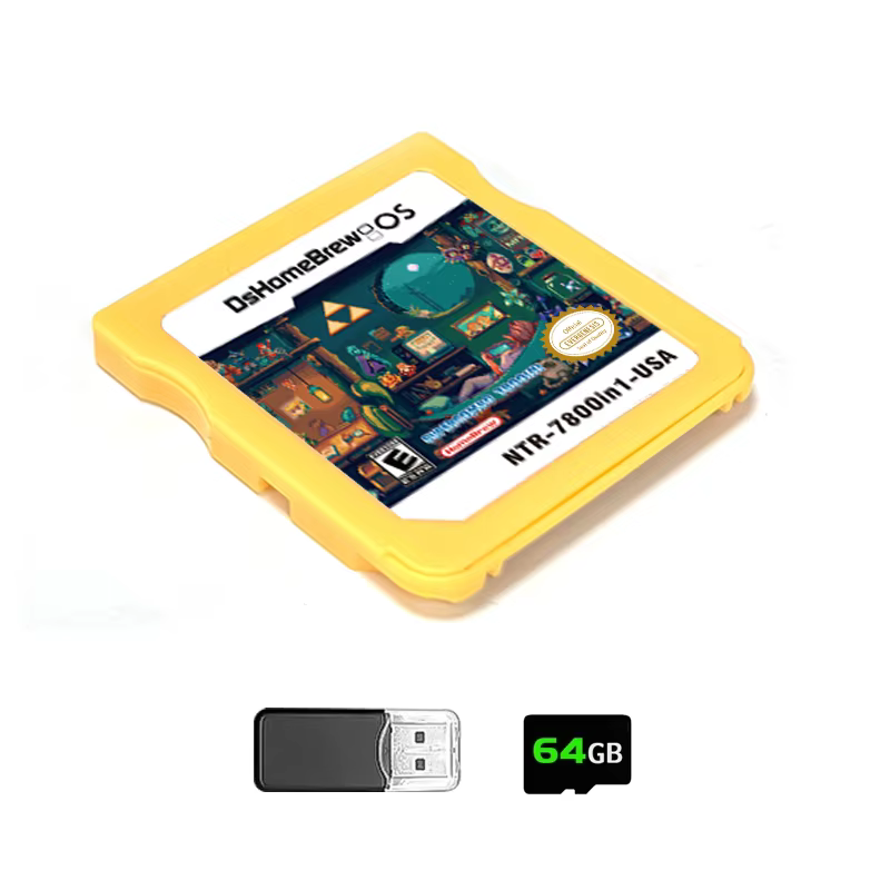 7800-in-1 64GB R4 DS Game Collection Card for Nintendo