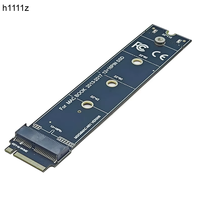 MacBook SSD Converter 12+6Pin to M.2 KEY-M NVMe Adapter