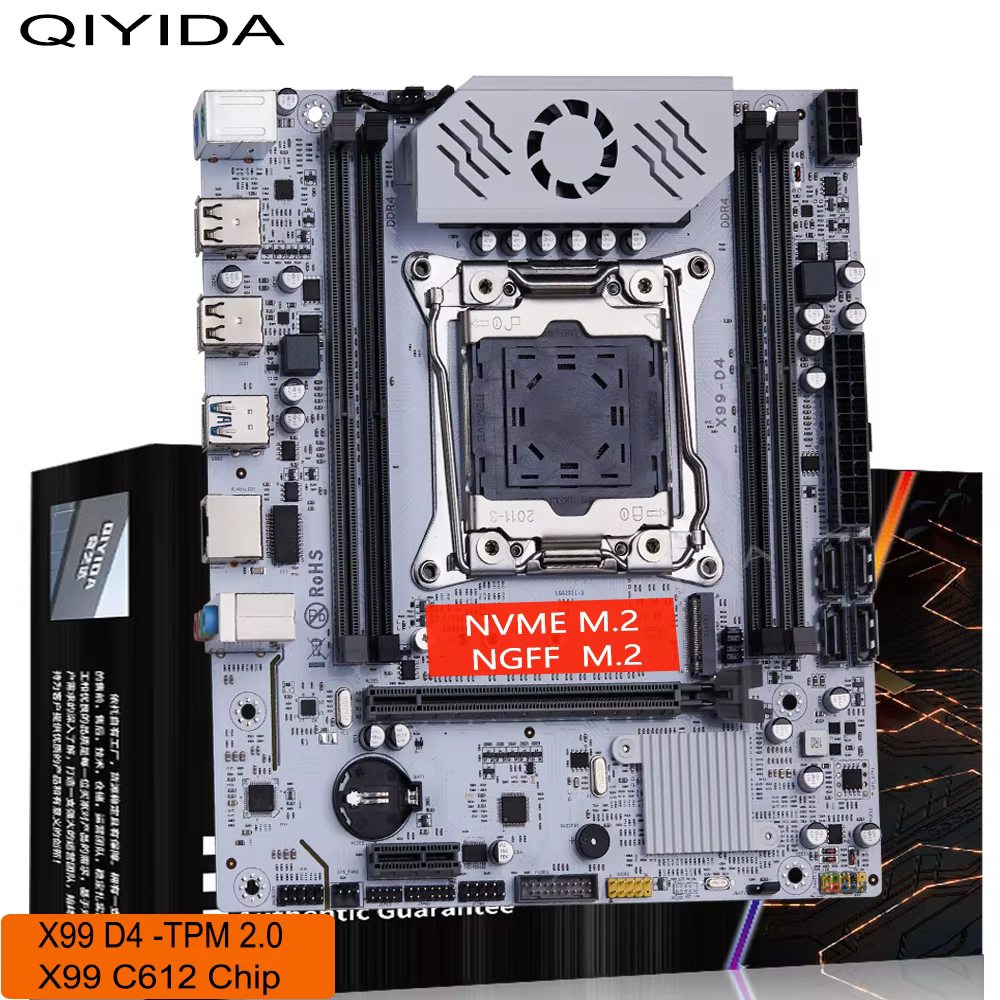 QIYIDA X99 LGA 2011-3 Motherboard with M.2 SSD Slot
